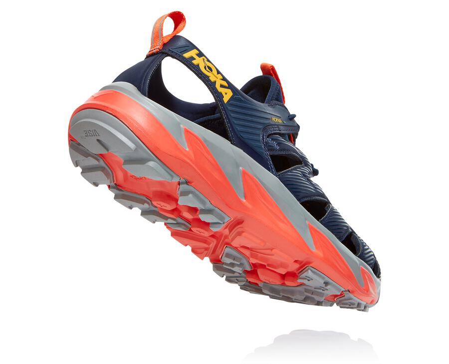 Hoka One One Sandale Panske Čierne/Červené - Hopara - 12450-FWYU